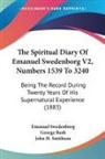 Emanuel Swedenborg - The Spiritual Diary Of Emanuel Swedenborg V2, Numbers 1539 To 3240