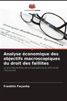Franklin Façanha - Analyse économique des objectifs macroscopiques du droit des faillites