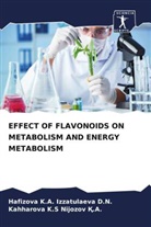 Hafizova K. A. Izzatulaeva D. N., Hafizova K.A. Izzatulaeva D.N., Kahharova K.S Nijozov _.A., Kahharova K. S Nijozov ¿. A. - EFFECT OF FLAVONOIDS ON METABOLISM AND ENERGY METABOLISM
