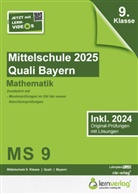 lern de Bildungsgesellschaft mbH, lern. de Bildungsgesellschaft mbH, lern.de Bildungsgesellschaft mbH - Original-Prüfungen Mittelschule Bayern 2025 Quali Mathematik