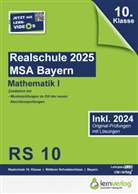 lern de Bildungsgesellschaft mbH, lern. de Bildungsgesellschaft mbH, lern.de Bildungsgesellschaft mbH - Original-Prüfungen Realschule Bayern 2025 Mathematik I