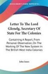 John Innes - Letter To The Lord Glenelg, Secretary Of State For The Colonies