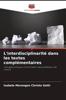 Isabela Marangon Christo Gatti - L'interdisciplinarité dans les textes complémentaires