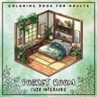 Artful Palette - Pocket Room Cozy Interiors Coloring Book For Adults