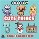 Artful Palette - Cute Things Bold & Easy Kawaii Coloring Book