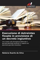 Natácia Duarte da Silva - Esecuzione di Astreintes fissate in previsione di un decreto ingiuntivo
