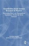 Charlette Donalds, Charlette Osei-Bryson Donalds, Kweku-Muata Osei-Bryson, Osei-Bryson Kweku-Muata - Quantitative Social Science Research in Practice