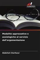 Abdellah Cherfaoui - Modalità apprezzative e assiologiche al servizio dell'argomentazione