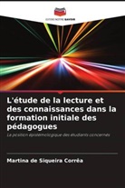 Martina de Siqueira Corrêa - L'étude de la lecture et des connaissances dans la formation initiale des pédagogues