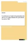 Anonymous - Contribution à l¿étude de la perception des clients sur la digitalisation des prestations. Cas de la CNSS