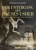 Edgar  Allan Poe, Gaëtan Brizzi, Paul Brizzi - Der Untergang des Hauses Usher (illustrierter Roman)