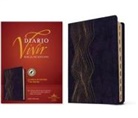 Biblia de Estudio del Diario Vivir Rvr60 (Sentipiel, Morado Oscuro, Índice, Letra Roja)
