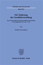 Torben Gravenhorst - Die Änderung der Geschäftsverteilung