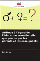 Raj Shree - Attitude à l'égard de l'éducation sexuelle telle que perçue par les parents et les enseignants