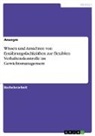 Anonymous - Wissen und Ansichten von Ernährungsfachkräften zur flexiblen Verhaltenskontrolle im Gewichtsmanagement
