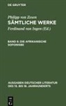 Philipp Von Zesen, Volker Meid - Philipp von Zesen: Sämtliche Werke - Bd 6: Die afrikanische Sofonisbe
