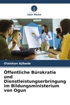 Olalekan Ajibade - Öffentliche Bürokratie und Dienstleistungserbringung im Bildungsministerium von Ogun