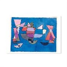 Postkarten. Large / Segelschiffe (Bateaux á voile), 1927, Paul Klee / quer