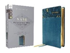 Zondervan - NASB, Personal Size Bible, Large Print, Leathersoft, Teal, Red Letter, 1995 Text, Comfort Print