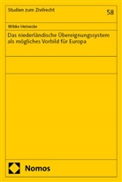 Wibke Heinecke - Das niederländische Übereignungssystem als mögliches Vorbild für Europa
