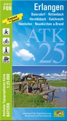 Landesamt für Digitalisierung Breitband un, Breitband und Vermessung Landesamt für Digitalisierung - ATK25-F09 Erlangen (Amtliche Topographische Karte 1:25000)