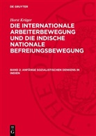 Horst Krüger - Horst Krüger: Die internationale Arbeiterbewegung und die indische nationale Befreiungsbewegung - Band 2: Anfänge sozialistischen Denkens in Indien