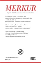 Christian Demand, Knörer, Ekkehard Knörer - MERKUR 8/2024, Jg.78