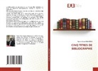 Casimir-Bavon EALA BEKILI - CINQ TITRES DE BIBLIOGRAPHIE