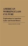 Milton Cantor, Cantor Milton - American Workingclass Culture