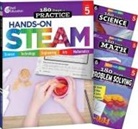 Lauren Homayoun, Kristin Kemp, Stacy Monsman, Jodene Smith, Jodene Lynn Smith - 180 Days(tm) Steam, Science, Math, & Problem Solving Grade 5: 4-Book Set