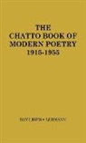 C. Day Lewis, UNKNOWN, John Lehmann - The Chatto Book of Modern Poetry, 1915-1955