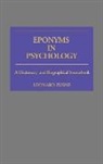 Unknown, Leonard Zusne - Eponyms in Psychology
