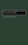 Ahmed Riahi-Belkaoui,  Riahi-Belkaoui Ahmed,  Unknown - Research Perspectives in Accounting