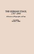 Veronica Richel, Veronica C. Richel - The German Stage, 1767-1890 - A Directory of Playwrights and Plays