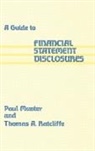 Paul Munter, Munter Paul, Thomas A. Ratcliffe, Ratcliffe Thomas - A Guide to Financial Statement Disclosures