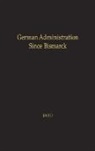 Herbert Jacob, UNKNOWN - German Administration Since Bismarck