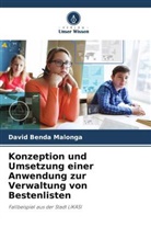 David Benda Malonga - Konzeption und Umsetzung einer Anwendung zur Verwaltung von Bestenlisten
