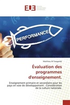 Matthieu W Yangambi - Évaluation des programmes d'enseignement.