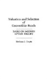 Stefaan Gepts - Valuation and Selection of Convertible Bonds