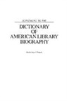 Wayne Wiegand, Wayne A. Wiegand - Supplement to the Dictionary of American Library Biography