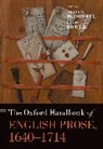 Oxford Handbook of English Prose, 1640-1714