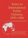Unknown, Elizabeth Hann Hastings, Philip K. Hastings - Index to International Public Opinion, 1985-1986