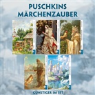 Alexander Puschkin, EasyOriginal Verlag, Frank, Ilya Frank, EasyOriginal Verlag - 5 Puschkins Märchenzauber (5 Bücher + Audio-Online) - Frank-Lesemethode - Kommentierte zweisprachige Ausgabe Russisch-Deutsch, m. 5 Audio, m. 5 Audio, 5 Teile