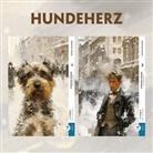 Michail Bulgakow, EasyOriginal Verlag, Frank, Ilya Frank, EasyOriginal Verlag - Sobatsch'je serdze / Hundeherz - 2 Teile (2 Bücher + Audio-Online) - Frank-Lesemethode - Kommentierte zweisprachige Ausgabe Russisch-Deutsch, m. 2 Audio, m. 2 Audio, 2 Teile