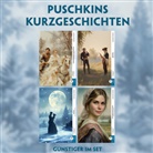 Alexander Puschkin, EasyOriginal Verlag, Frank, Ilya Frank, EasyOriginal Verlag - 4 Puschkins Kurzgeschichten (4 Bücher + Audio-Online) - Frank-Lesemethode - Kommentierte zweisprachige Ausgabe Russisch-Deutsch, m. 4 Audio, m. 4 Audio, 4 Teile