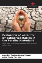 Alan Dél Carlos Gomes Chaves, Aline Cost Ferreira, Aline Costa Ferreira - Evaluation of water for irrigating vegetables in the Paraiba Hinterland
