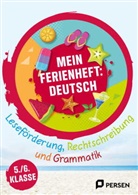 Liv van Halen - Mein Ferienheft: Deutsch 5. und 6. Klasse