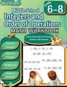 Mathflare Publishing - Integers and Order of Operations Math Workbook 6th to 8th Grade