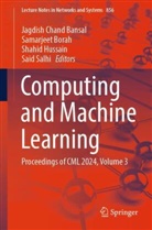 Jagdish Chand Bansal, Samarjeet Borah, Shahid Hussain, Shahid Hussain et al, Said Salhi - Computing and Machine Learning