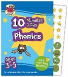 CGP Books, CGP Books - 10 Minutes a Day Phonics for Ages 3-5 (with over 100 stickers)